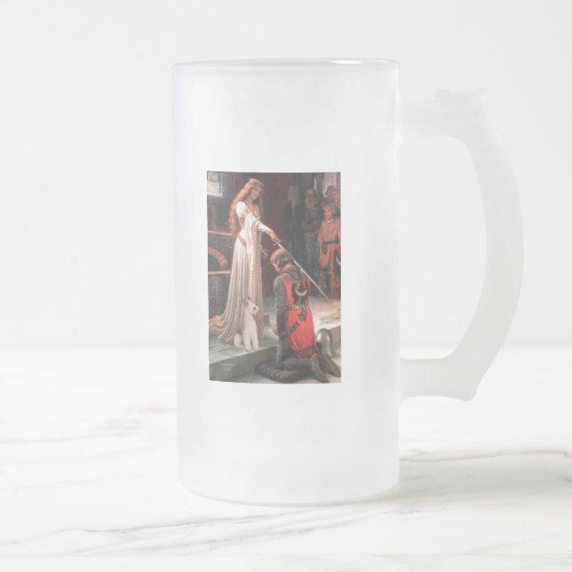 Caneca De Cerveja Vidro Jateado O Elogio - Wire Fox Terrier #4 (Direita)