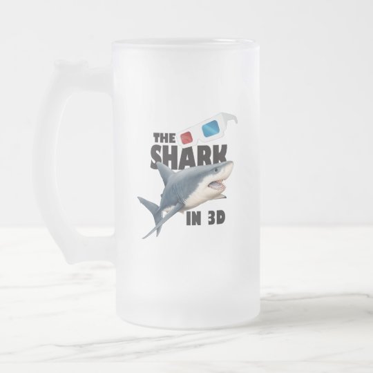 Caneca De Cerveja Vidro Jateado O filme do tubarão