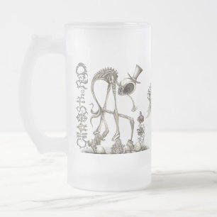 Caneca De Cerveja Vidro Jateado O fumo BG do stroll