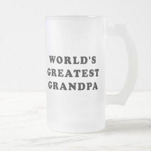 Caneca De Cerveja Vidro Jateado O grande vovô do mundo