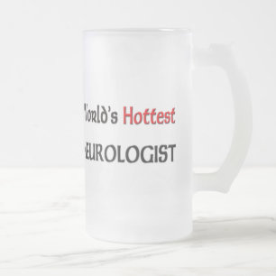 Caneca De Cerveja Vidro Jateado O neurologista o mais quente dos mundos