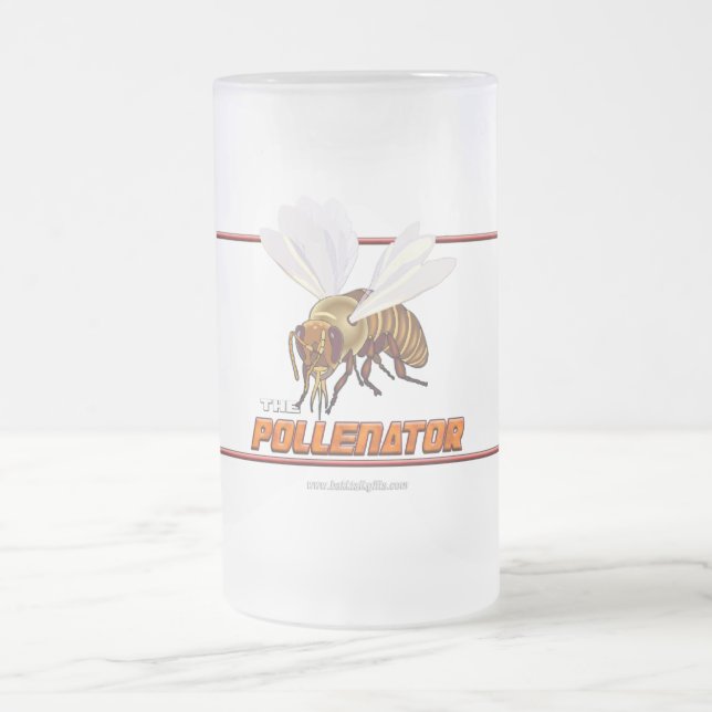 Caneca De Cerveja Vidro Jateado O Pollenator… (Centro)