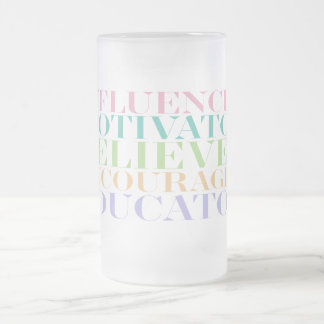 Caneca De Cerveja Vidro Jateado O Professor