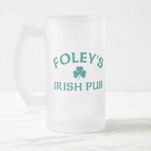 Caneca De Cerveja Vidro Jateado O Pub Irlandês de Foley