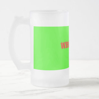 CANECA DE CERVEJA VIDRO JATEADO O QUE QUER QUE