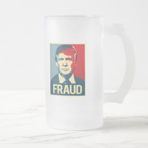 Caneca De Cerveja Vidro Jateado O trunfo é uma fraude - .png