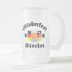 Caneca De Cerveja Vidro Jateado Oktoberfest Munchen
