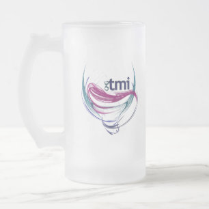 Caneca De Cerveja Vidro Jateado OMG! Tmi!