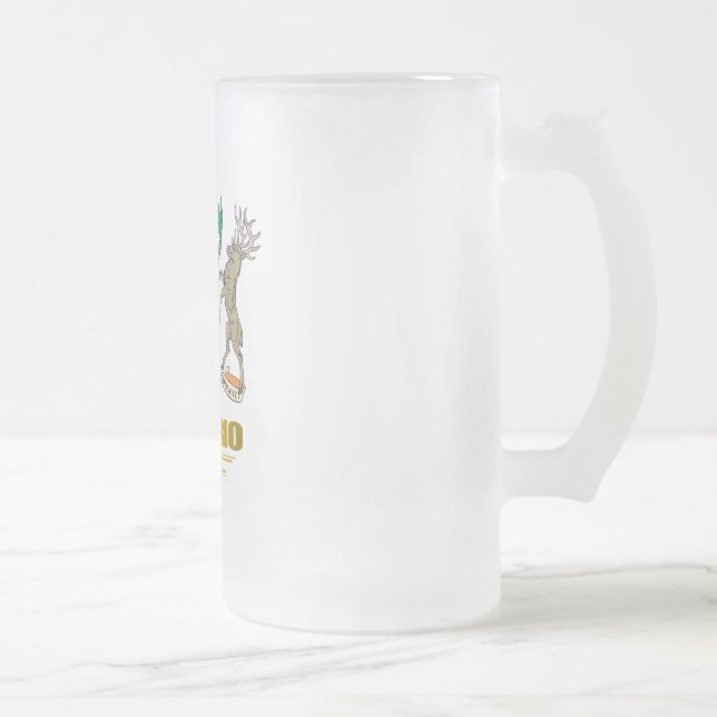Caneca De Cerveja Vidro Jateado Ontario COA (Direita)