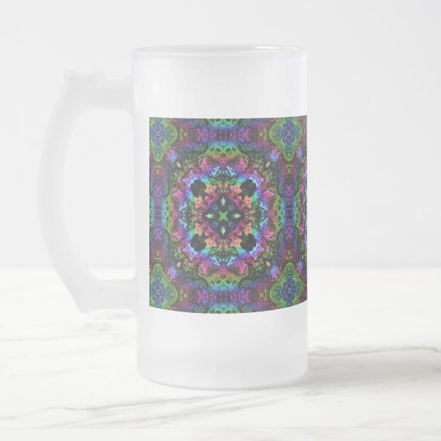 Caneca De Cerveja Vidro Jateado Orgulho dos Grilos  (Esquerda)