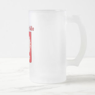 Caneca De Cerveja Vidro Jateado Orgulho polonês Eagle