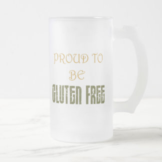 Caneca De Cerveja Vidro Jateado Orgulhoso ser caneca de vidro gelado sem glúten