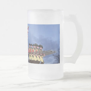 Caneca De Cerveja Vidro Jateado Os Casacos Vermelhos Estão Chegando!