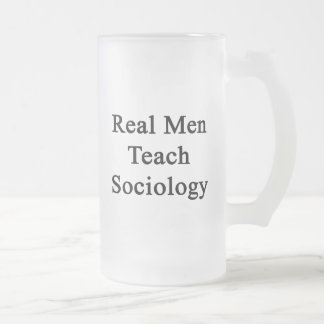 Caneca De Cerveja Vidro Jateado Os homens reais ensinam a Sociologia
