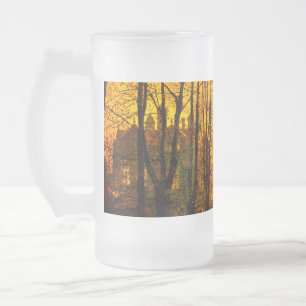 Caneca De Cerveja Vidro Jateado Outubro depois John Atkinson Grimshaw