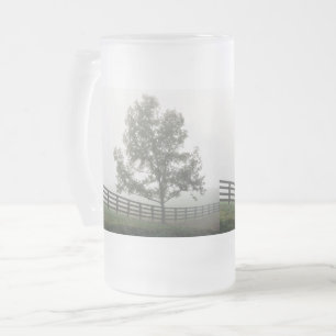 Caneca De Cerveja Vidro Jateado Ozarks Fosco de vidro de porco