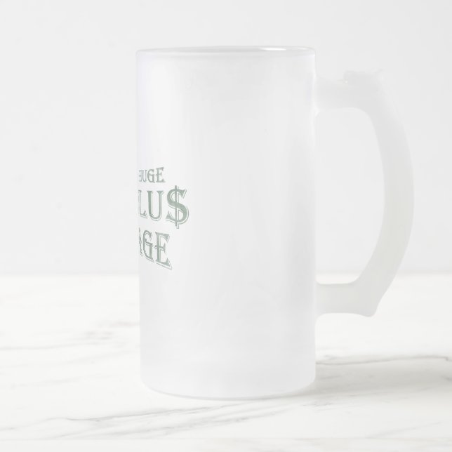 Caneca De Cerveja Vidro Jateado Pacote de estímulo enorme (Direita)