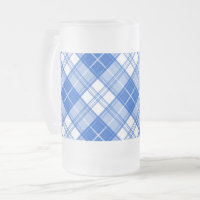 Padrão de Tartan Branco Azul Escuro yxm0uat9 na di