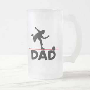 Caneca De Cerveja Vidro Jateado Pai da boliche