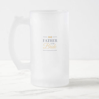 Caneca De Cerveja Vidro Jateado Pai da noiva