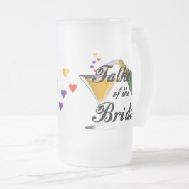 Caneca De Cerveja Vidro Jateado Pai da Noiva