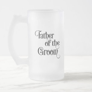 Caneca De Cerveja Vidro Jateado Pai do Noivo