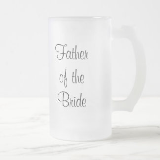 Caneca De Cerveja Vidro Jateado Pai do obrigado da noiva você caneca para cerveja