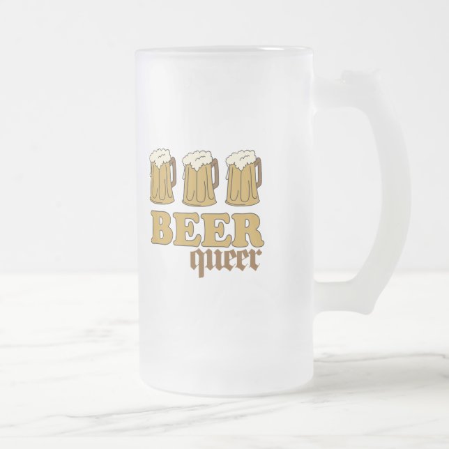 Caneca De Cerveja Vidro Jateado Panasca de três cervejas (2) (Direita)