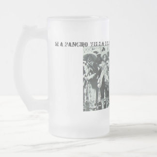 Caneca De Cerveja Vidro Jateado pancho, é um Pancho Villa le valio madre por que..