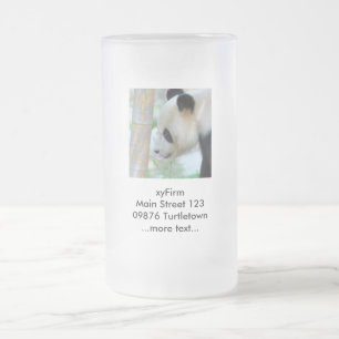 Caneca De Cerveja Vidro Jateado Panda20170502_by_JAMFoto