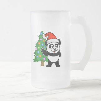 Caneca De Cerveja Vidro Jateado Papai Noel