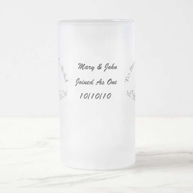 Caneca De Cerveja Vidro Jateado Para comer e guardarar & manter sua cerveja fria (Centro)