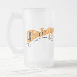 Caneca De Cerveja Vidro Jateado Partido Modern Brewing Oktoberfest