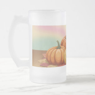 Caneca De Cerveja Vidro Jateado Pastel Glossy Fosco