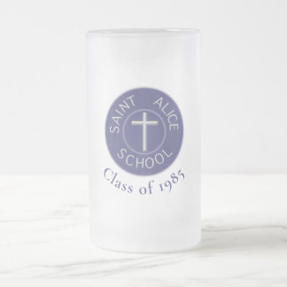 Caneca De Cerveja Vidro Jateado Patch personalizável do Santo Alice Trad