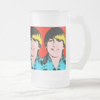 Caneca De Cerveja Vidro Jateado Pedido adolescente do menino da foto do solteiro
