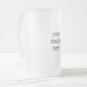 Caneca De Cerveja Vidro Jateado Personalizado