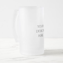 Caneca De Cerveja Vidro Jateado Personalizar ou Customizar