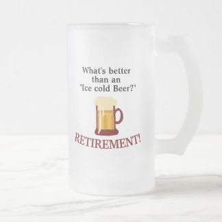 Caneca De Cerveja Vidro Jateado Personalized Beer Lovers Retirement 