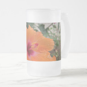 Caneca De Cerveja Vidro Jateado Pétalas rasgadas no outono
