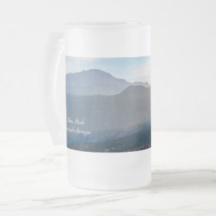 Caneca De Cerveja Vidro Jateado Pikes preguiçosos Pico de Fosco Sunset Cumba de Ce