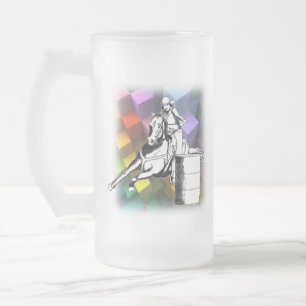 Caneca De Cerveja Vidro Jateado Piloto 102 do tambor