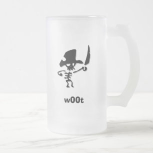Caneca De Cerveja Vidro Jateado Pirate woot