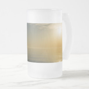 Caneca De Cerveja Vidro Jateado Pletarium Sunrise Fosco Mug