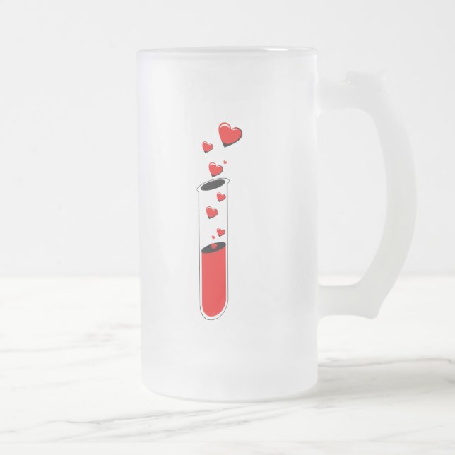 Caneca De Cerveja Vidro Jateado poção do amor (Direita)