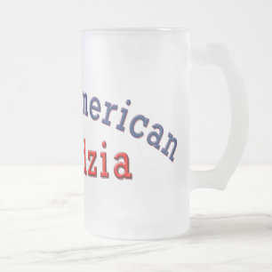 Caneca De Cerveja Vidro Jateado Polonês Americano Dziadzia
