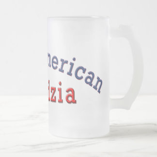 Caneca De Cerveja Vidro Jateado Polonês Americano Dziadzia