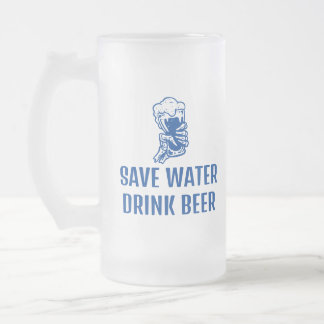 Caneca De Cerveja Vidro Jateado Poupe Beer Água Bebida, Cerveja Engraçada Dizendo