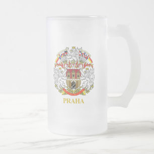Caneca De Cerveja Vidro Jateado Praha (Praga)