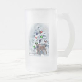 Caneca De Cerveja Vidro Jateado Presentes de Natal em Malinois belgas
